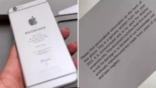 This Fashion house used smashed iPhones to invite guests Tto Paris Fashion Week