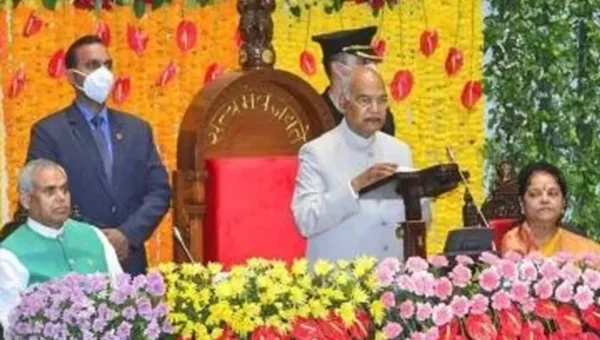 Prez Ramnath Kovind addresses Gujarat Legislative Assembly in Gandhinagar