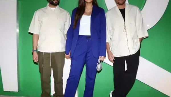 Mom-to-be Sonam Kapoor aces maternity fashion in blue joggers and blazer