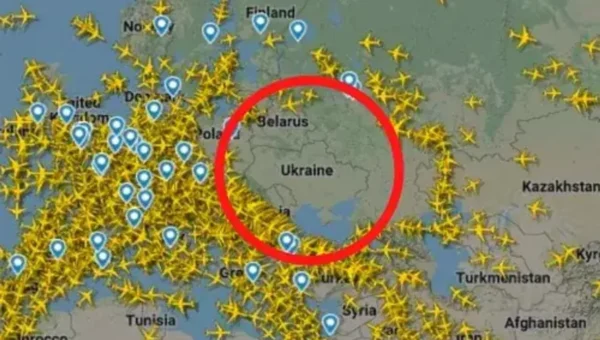“Spatial” effects of war, planes “disappear” from skies over Russia and Ukraine