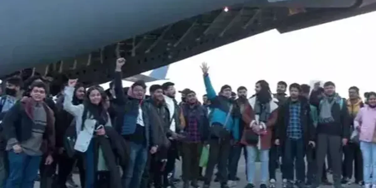 Three C-17 Globemaster of IAF carrying more than 600 Indians stranded in Ukraine land at Hindon airbase near Delhi