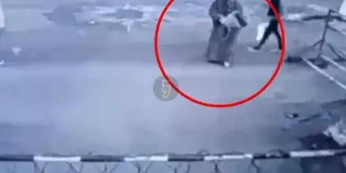 Caught On Camera: Burqa clad woman throws bomb at CRPF camp in J&K’s Sopore