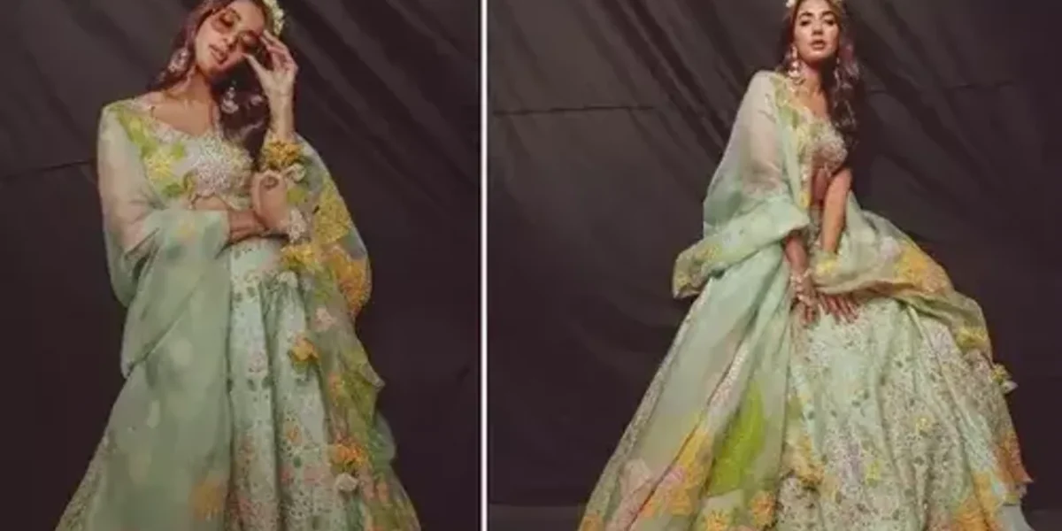 Pooja Hegde lives her Disney princess moment in floral pastel lehenga at Lakme Fashion Week