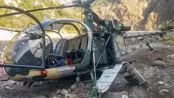 Indian Army helicopter Cheetah crashes in Jammu and Kashmir’s Baraum area