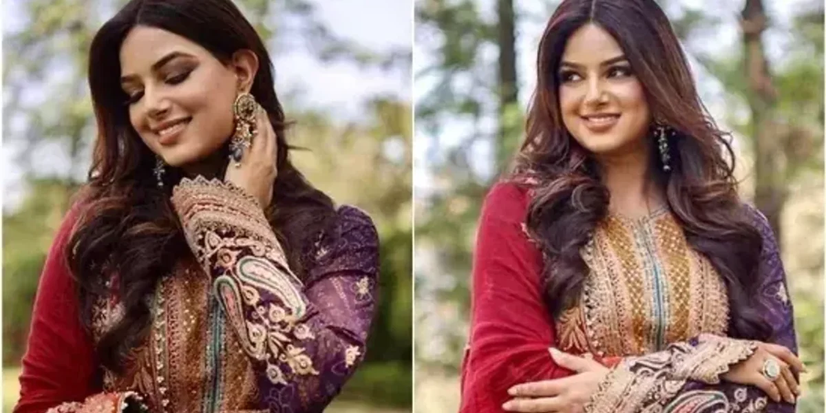Harnaaz Sandhu embraces ethnic fashion in heavily embroidered suit set for new photoshoot