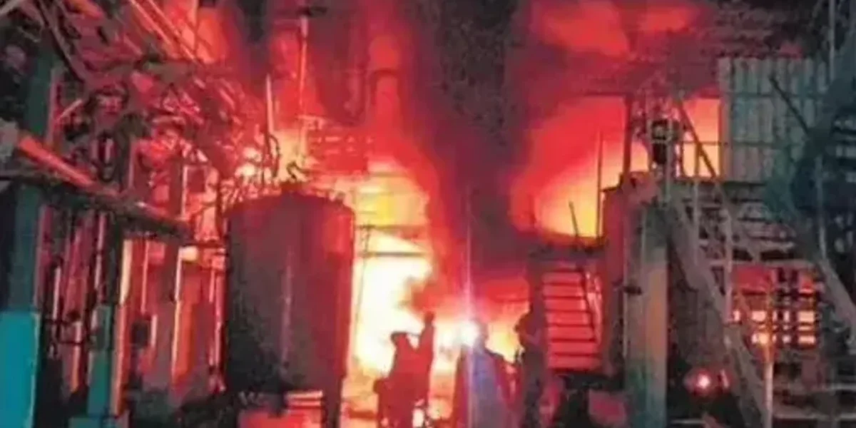 6 Killed, over 10 injured in a fire at a chemical factory in Andhra Pradesh