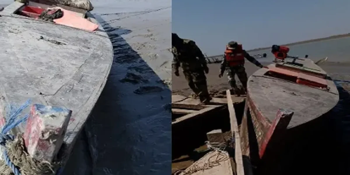 Gujarat: BSF seizes Pakistani fishing boat from Harami Nala