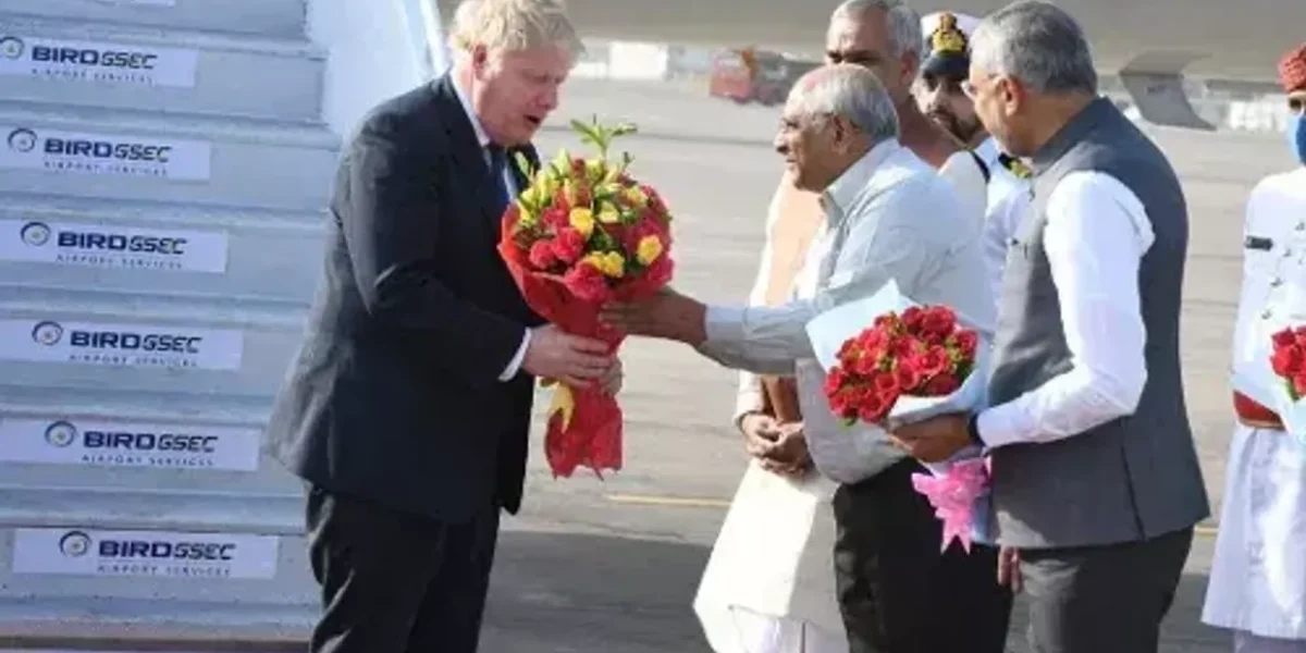 UK PM Johnson arrives in Ahmedabad for two-day India visit