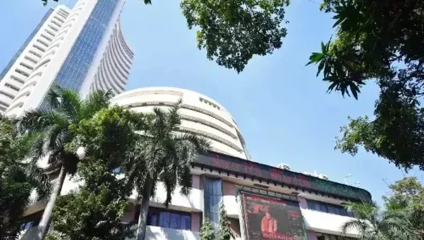 Sensex down 200 points, Nifty around 18,000; HDFC twins drag