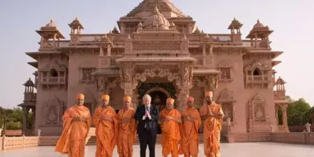 British PM Boris Johnson visited Akshardham temple in Gujarat