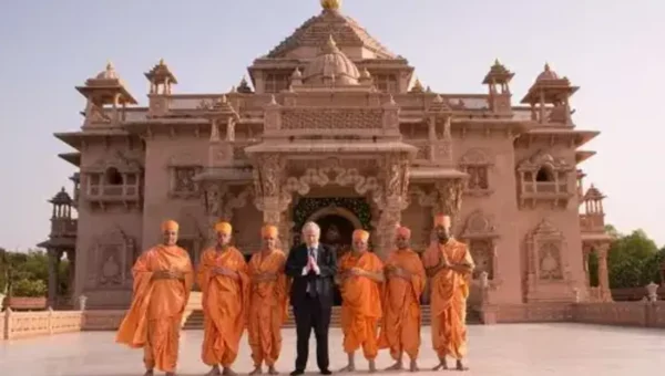 British PM Boris Johnson visited Akshardham temple in Gujarat