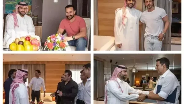 Saudi Arabia culture minister meets Shah Rukh, Salman, Akshay Kumar