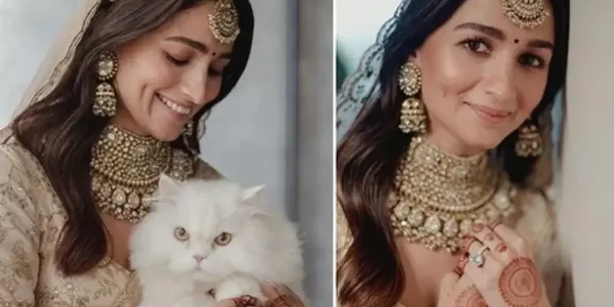 Alia Bhatt shares unseen portraits from wedding with her ‘cat of honor’ Edward