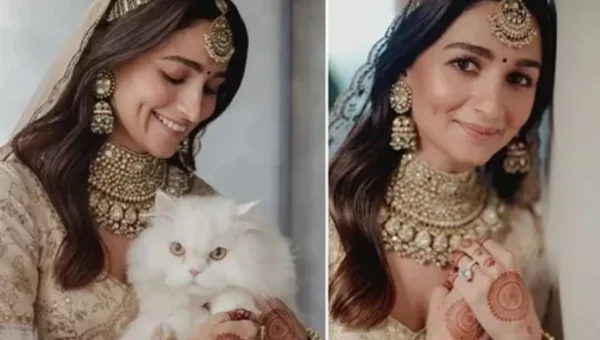Alia Bhatt shares unseen portraits from wedding with her ‘cat of honor’ Edward