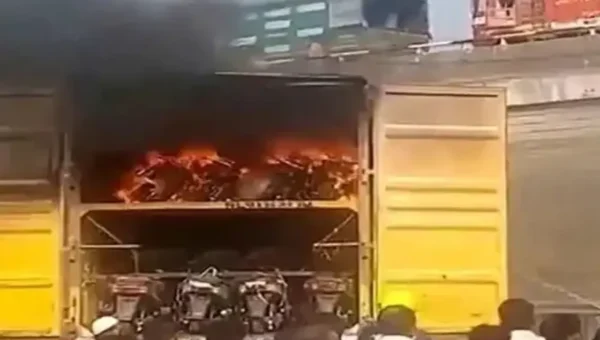 Truck-load of electric scooters catch fire, raises EV safety concerns in India