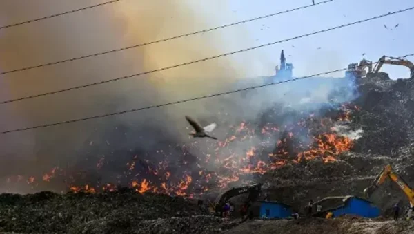 Delhi: Another fire breaks out at Ghazipur landfill site
