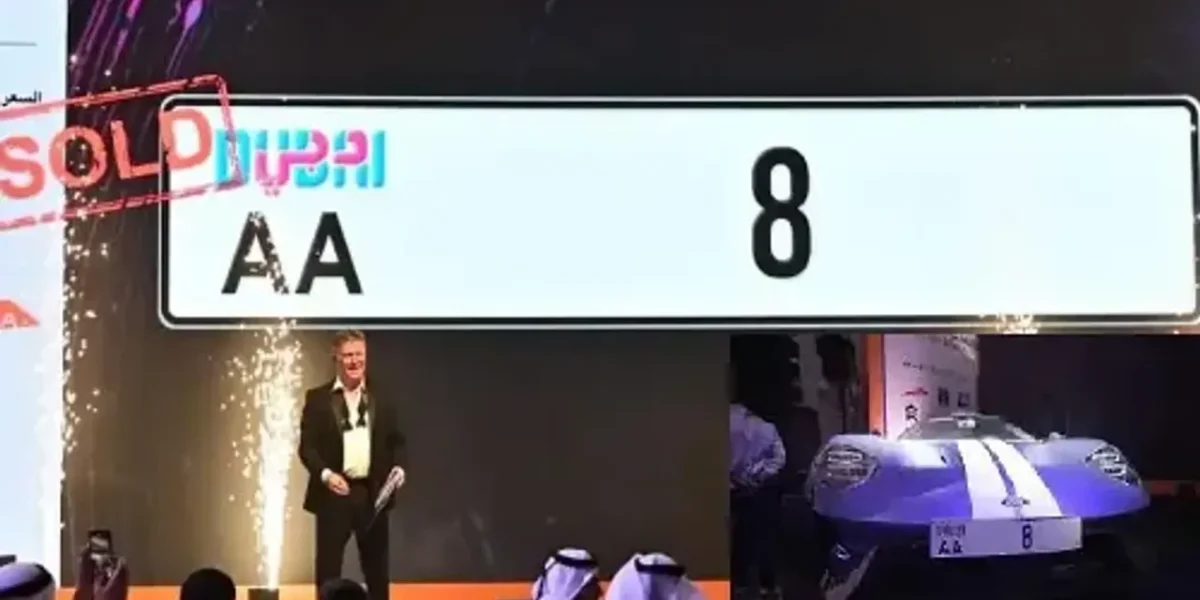 World’s third most expensive number plate auctioned for Rs 70 crore in Dubai