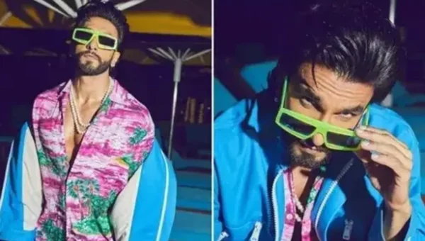 Ranveer Singh showcases ‘daddy energy’ in a multicoloured ensemble