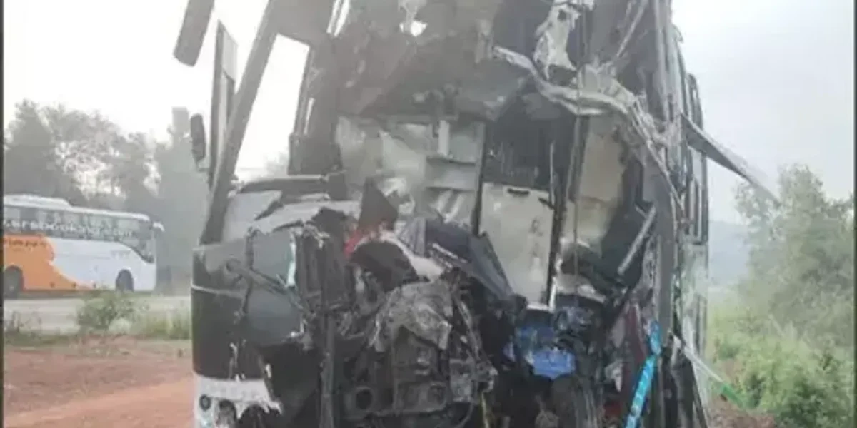 Major road accident in Karnataka: 7 Killed, 26 injured in collision between bus and lorry in Hubballi