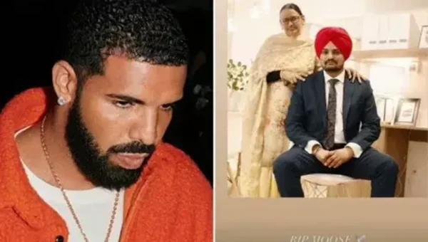 Drake shares pic of Sidhu Moose Wala as he offers condolences at his death