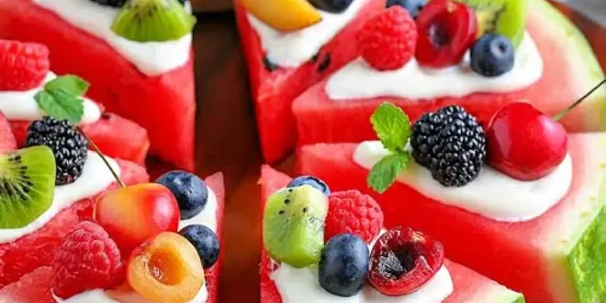 Watermelon Pizza recipe: This watermelon pizza is quite low in calories