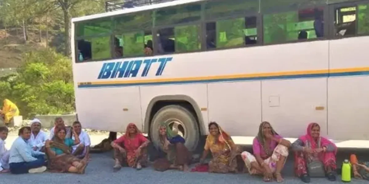 Over 3,000 Char Dham yatra pilgrims stranded after Yamunotri highway caves in