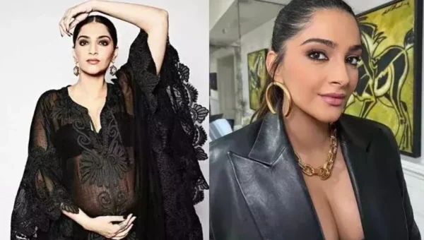 Mom-to-be Sonam Kapoor amps her maternity fashion in a stunning black dress, radiates pregnancy glow