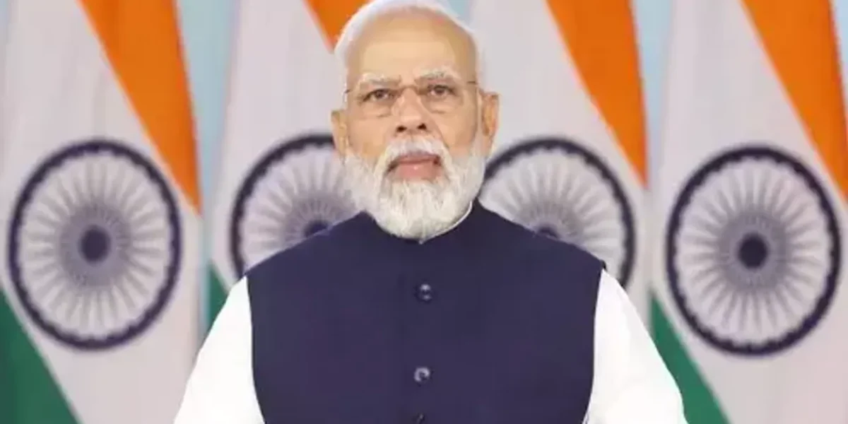 PM Modi addressing Utkarsh Samaroh in Gujarat’s Bharuch through video conferencing