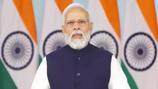 PM Modi addressing Utkarsh Samaroh in Gujarat’s Bharuch through video conferencing