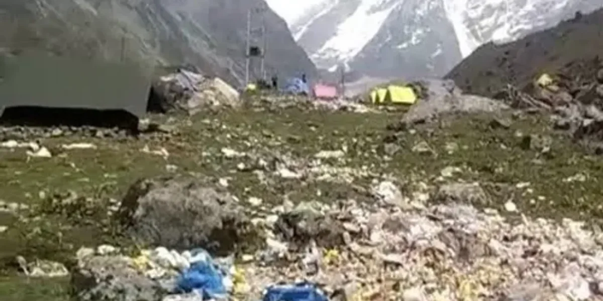 Netizens demand complete ban on plastic As Char Dham pilgrims turn Kedarnath into garbage dump