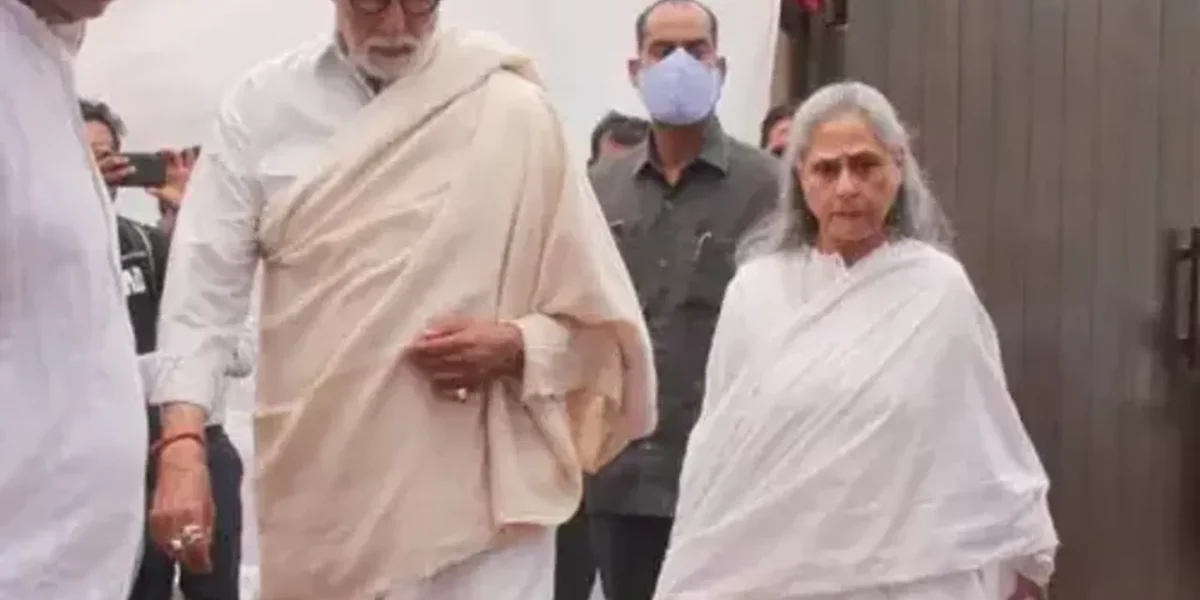 Amitabh and Jaya Bachchan attend Shivkumar Sharma’s funeral