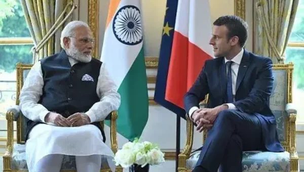 PM Modi holds talks with French President Emmanuel Macron in Paris