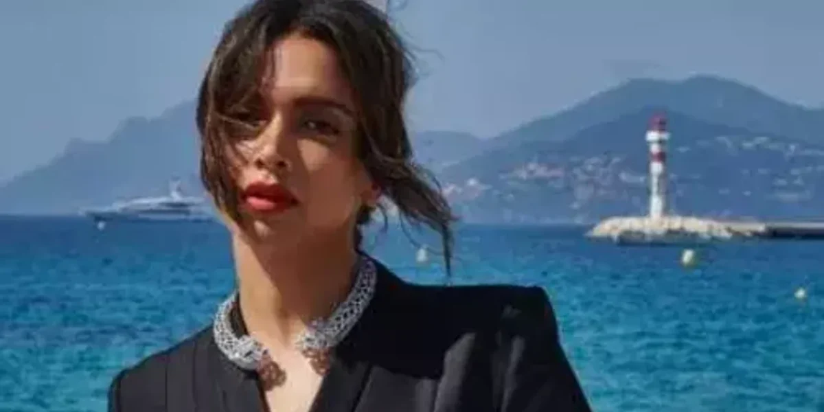 Cannes 2022: Deepika Padukone opts for an all black power suit on Day 2