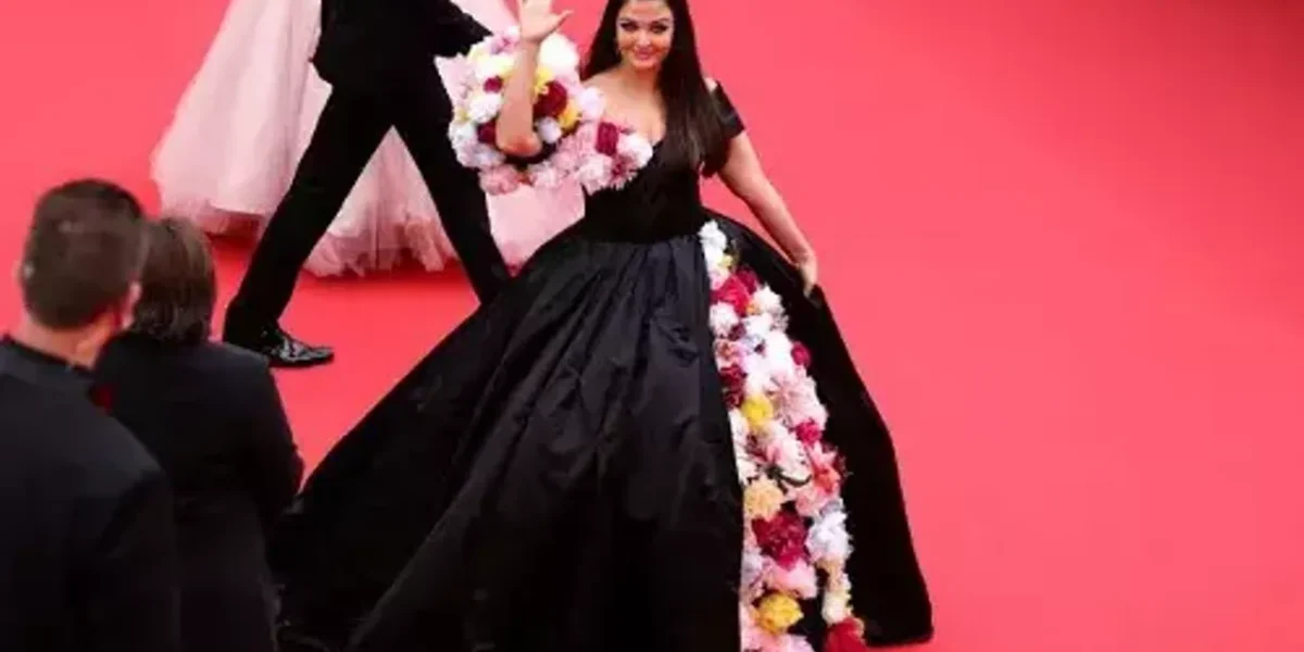 Aishwarya Rai Bachchan at Cannes 2022: Diva brings colour and grace to the red carpet in her second look