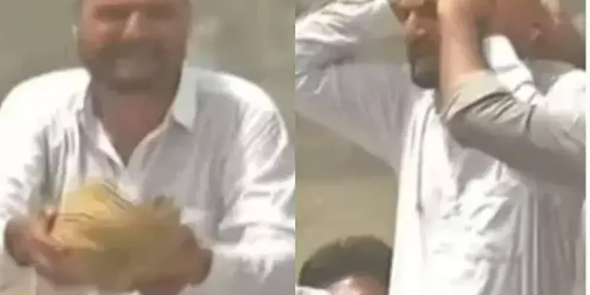 Sidhu Moosewala’s Father removes his turban as respect during funeral procession