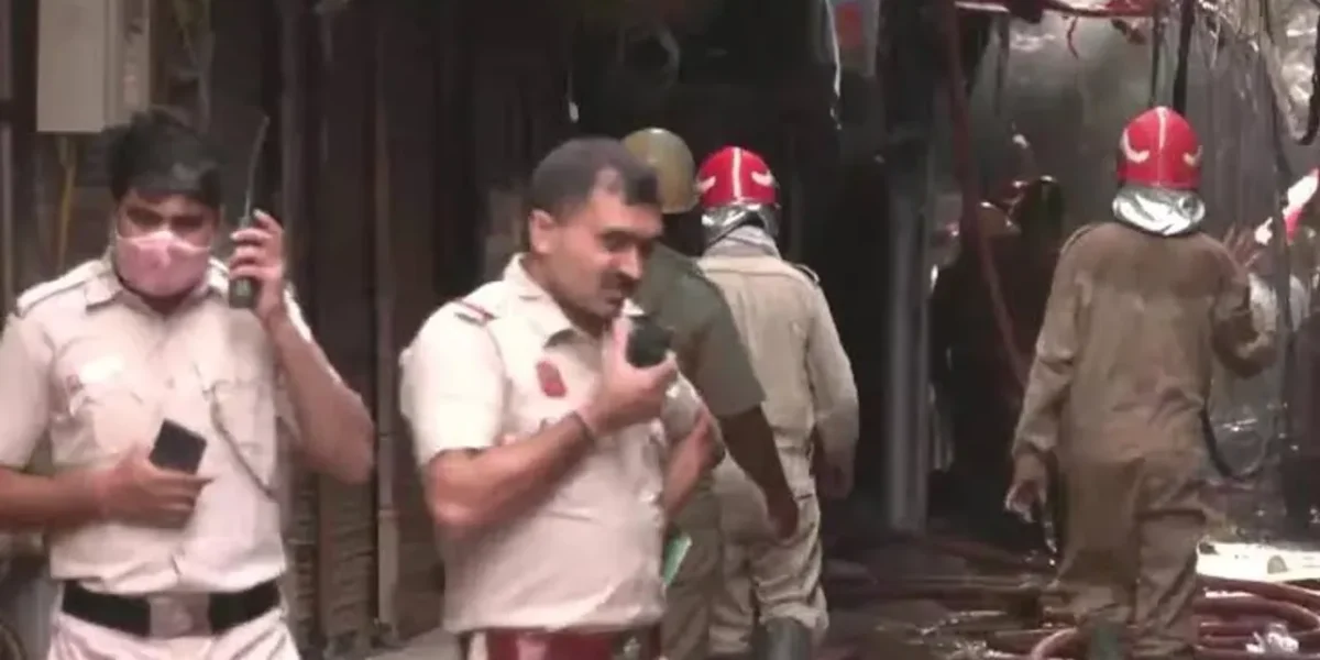 Huge fire at Delhi’s popular Karol Bagh market, 39 fire engines douse flames