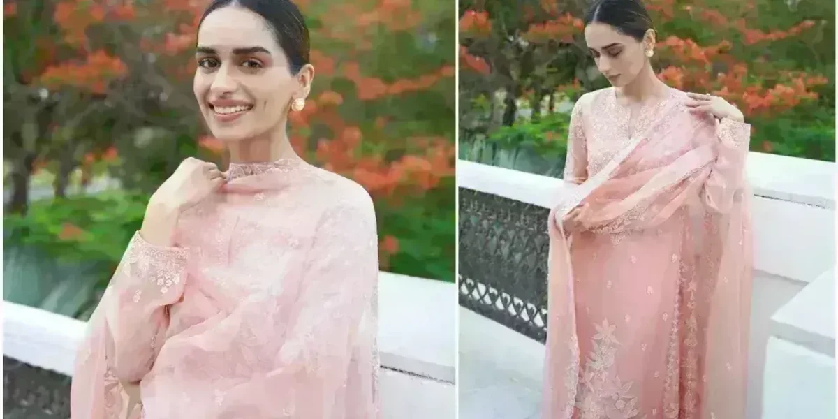 Manushi Chhillar in Rs 85k pink kurta set is the ethnic fashion inspiration you need