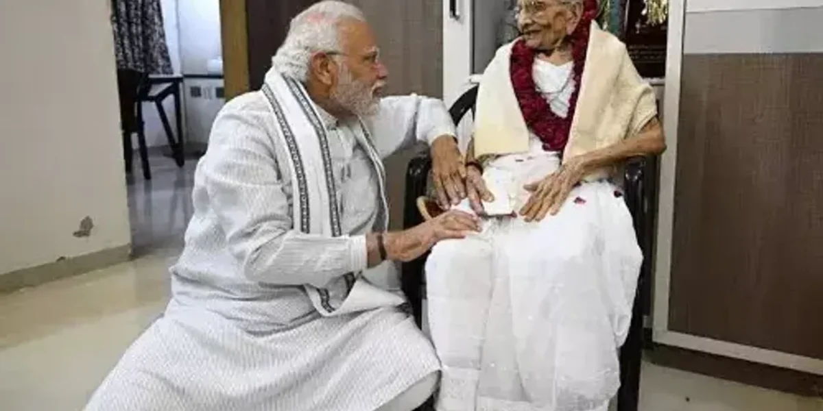 ‘Mother, not just a word, but range of emotions’: PM Modi pens blog on mom’s 100th birthday
