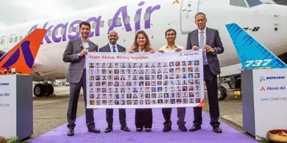Akasa air takes delivery of first Boeing 737 Max Aircraft