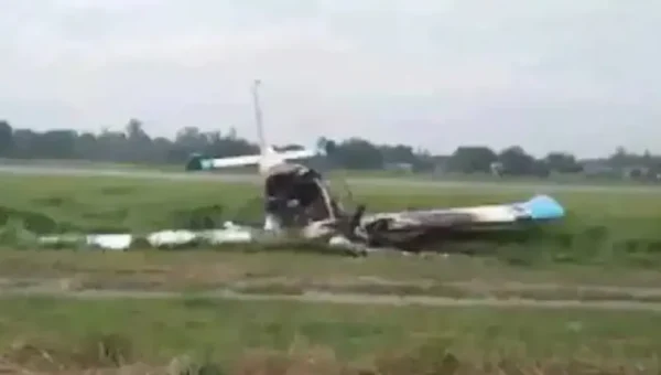 Training Aircraft crashes in Amethi, pilot safe