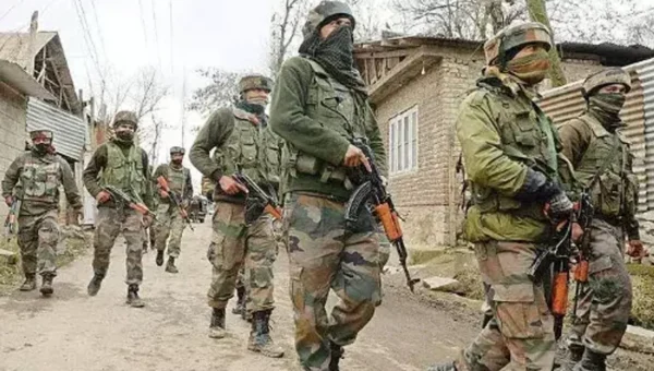 Three terrorists gunned down by security forces in J&K