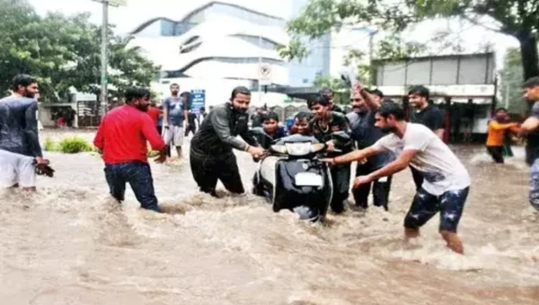 Gujarat: 11-inch rainfall leaves Borsad flooded, 2 dead