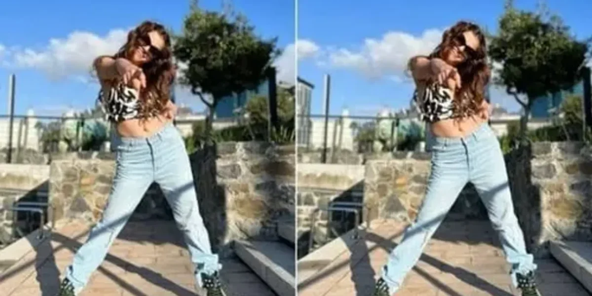 Rubina Dilaik slays summer fashion goals in cropped top, denims