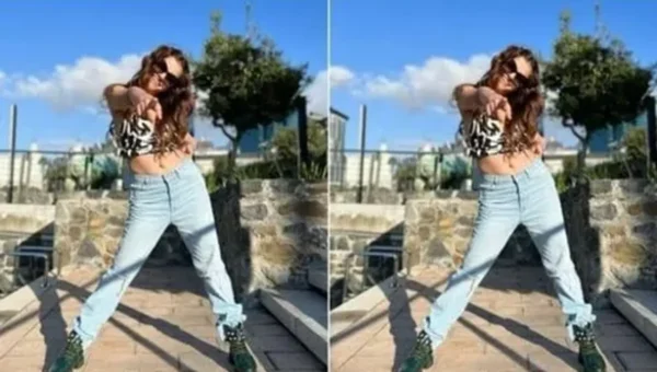 Rubina Dilaik slays summer fashion goals in cropped top, denims