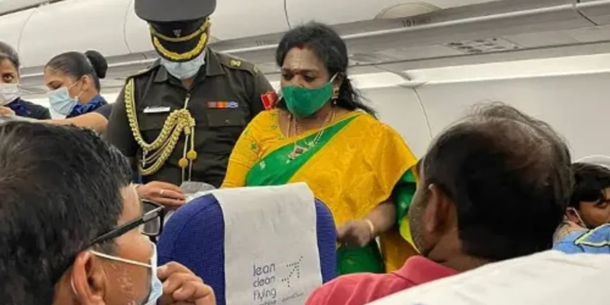 Telangana Governor comes to rescue of AP IPS officer onboard flight