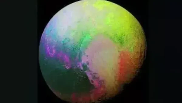 NASA shares this incredible rainbow-coloured image of Pluto