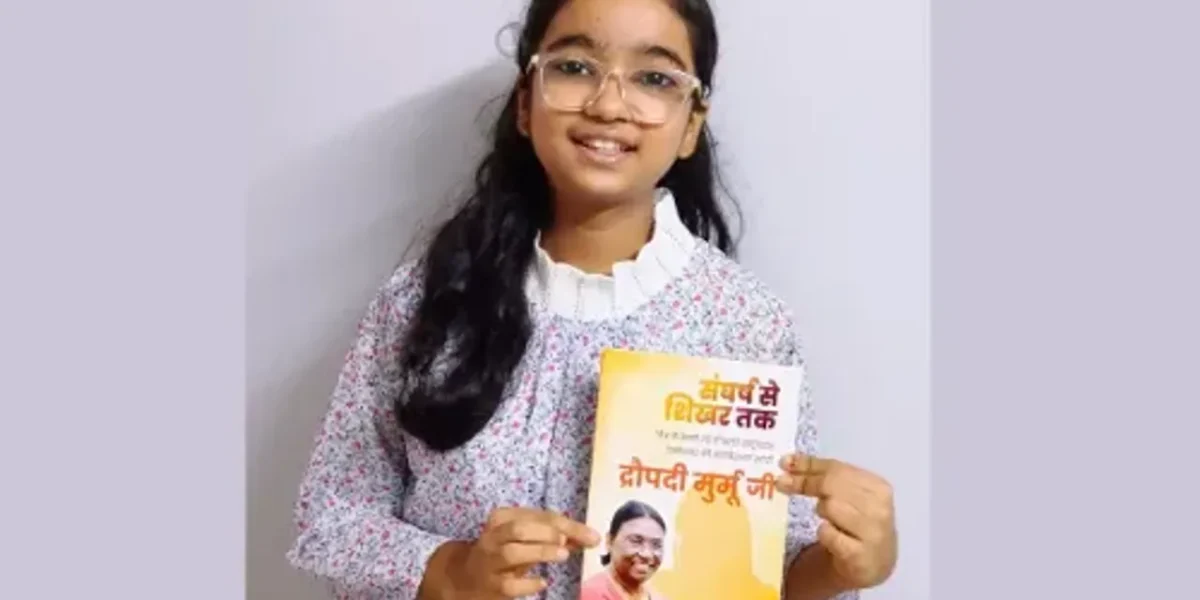 Bhavika Maheshwari, scripts the first book on President Elect Draupadi Murmu