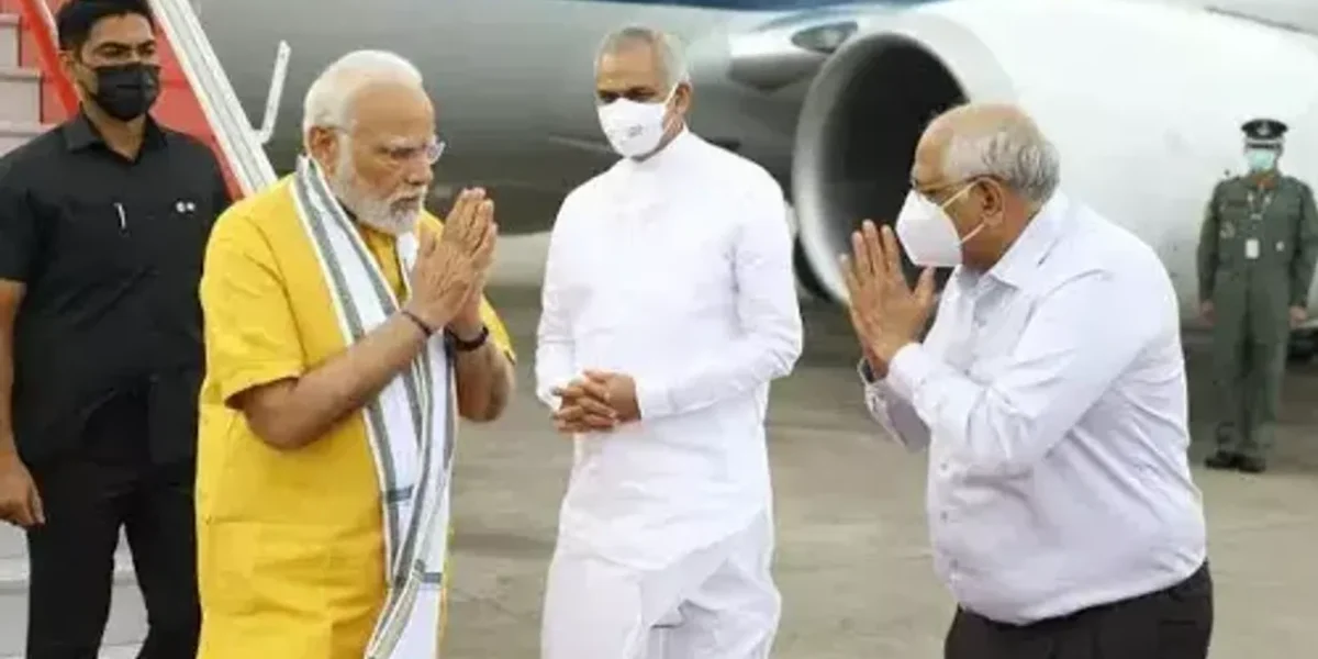 PM Modi arrives in Gujarat, set to inaugurate projects worth Rs 1,000 crore
