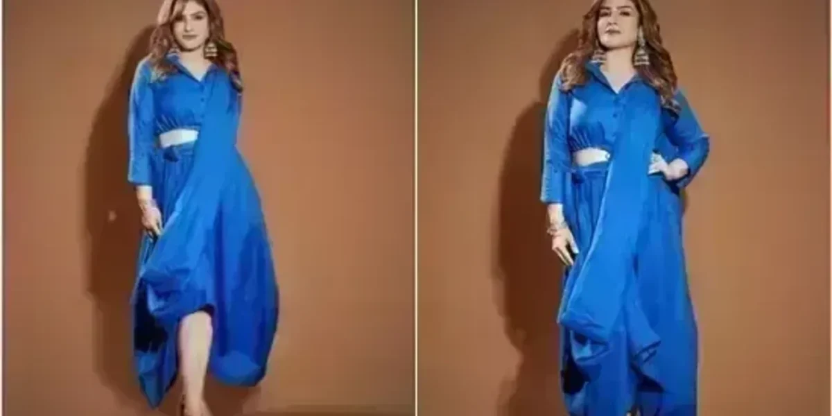 Raveena Tandon is slaying weekend fashion goals in a blue ensemble