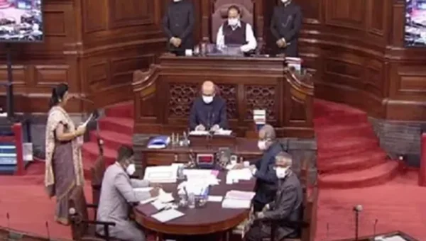 19 Rajya Sabha MPs suspended for this week for unruly behaviour in House
